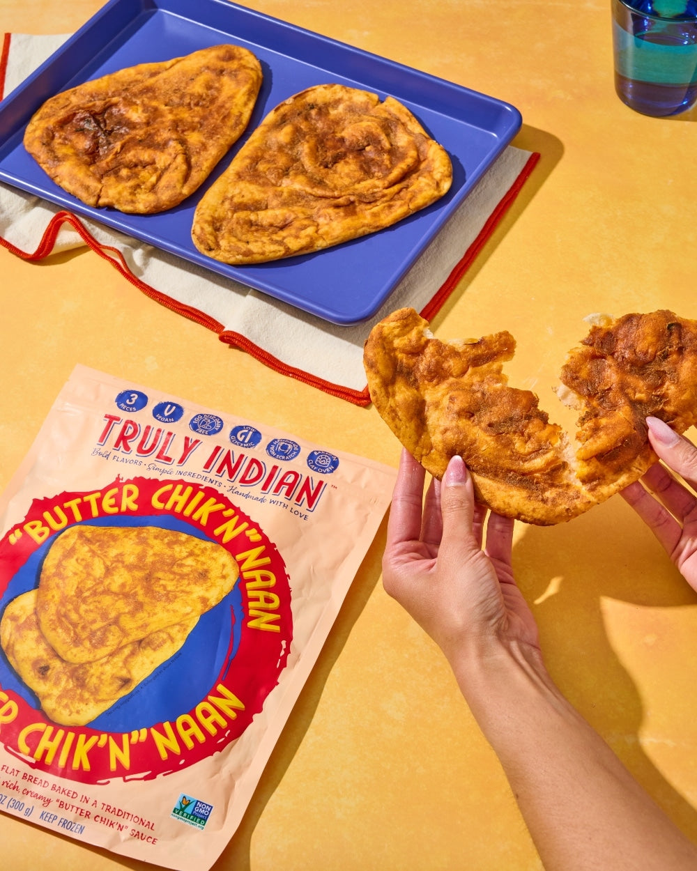 Truly Indian Butter Chik’n Naan