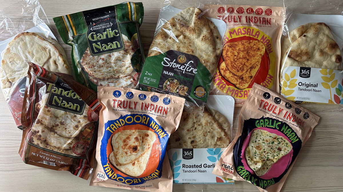 Store-bought naan breads ranked by Tasting Table