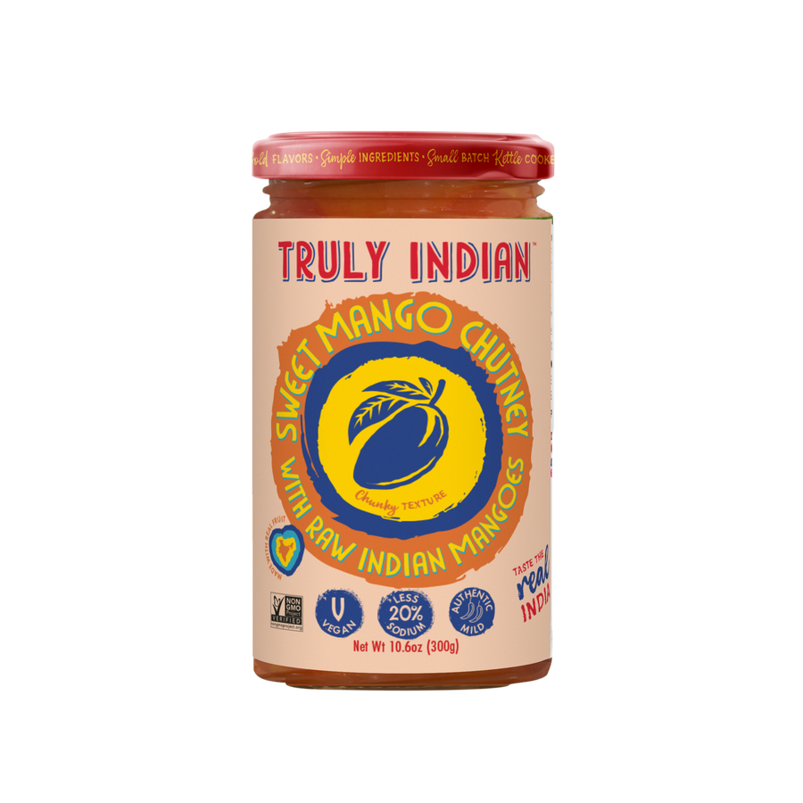 Sweet Mango Chutney with Raw Indian Mangoes