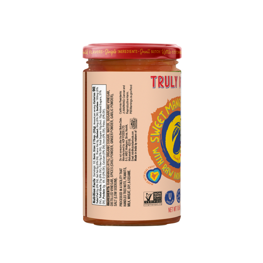 Sweet Mango Chutney with Raw Indian Mangoes