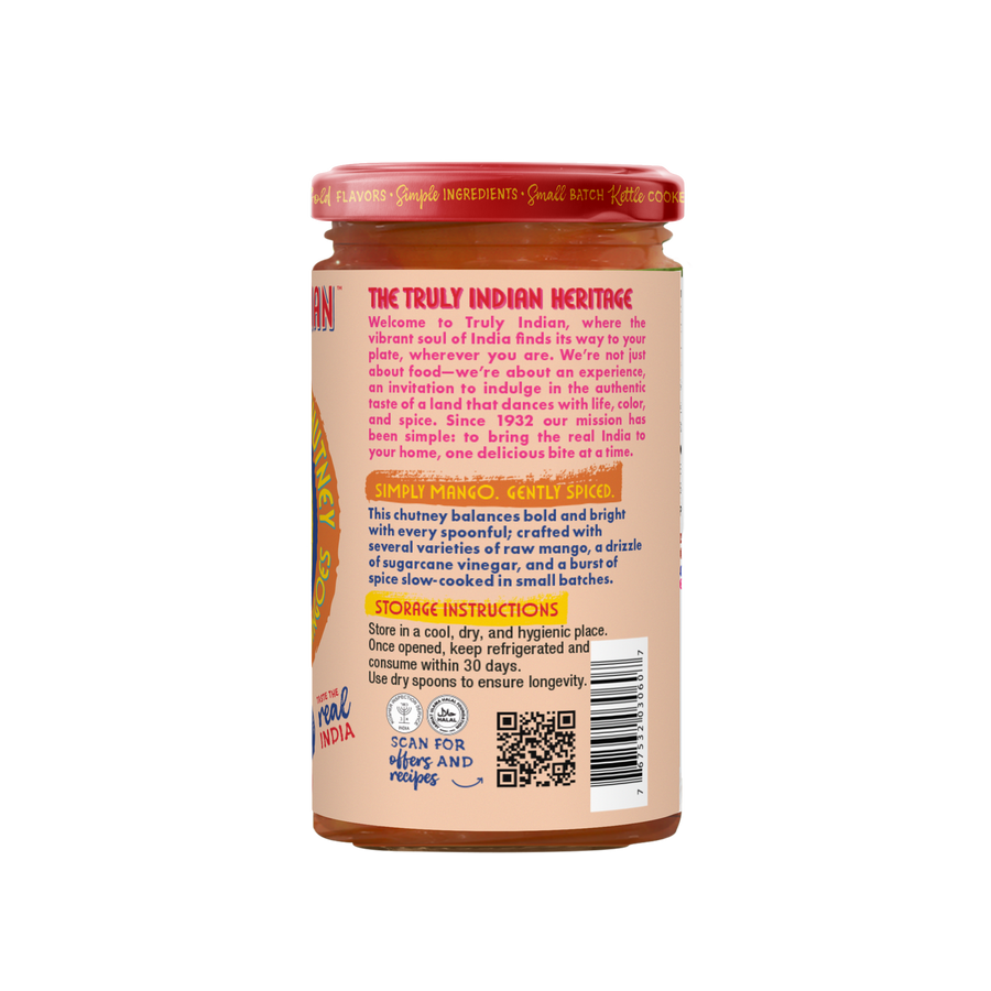 Sweet Mango Chutney with Raw Indian Mangoes