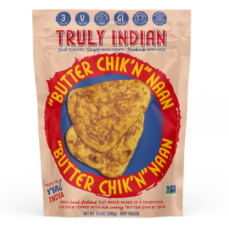 "Butter Chik'n" Naan