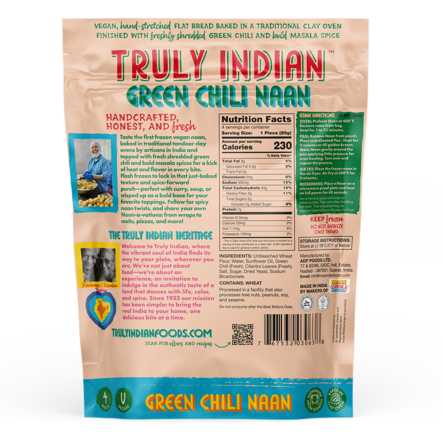 Green Chili Naan