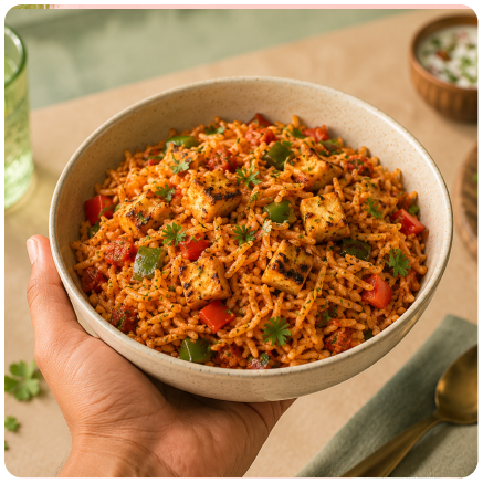 Tikka Masala Tangy Tomato Rice