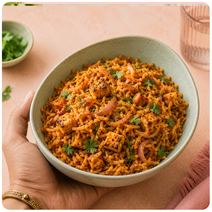 Tikka Masala Tangy Tomato Rice