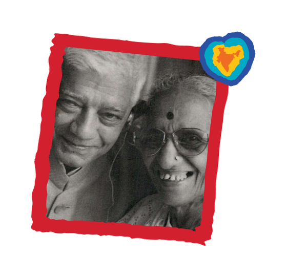 Grandfather Hariram Thakkar and Grandmother Maniben Thakkar