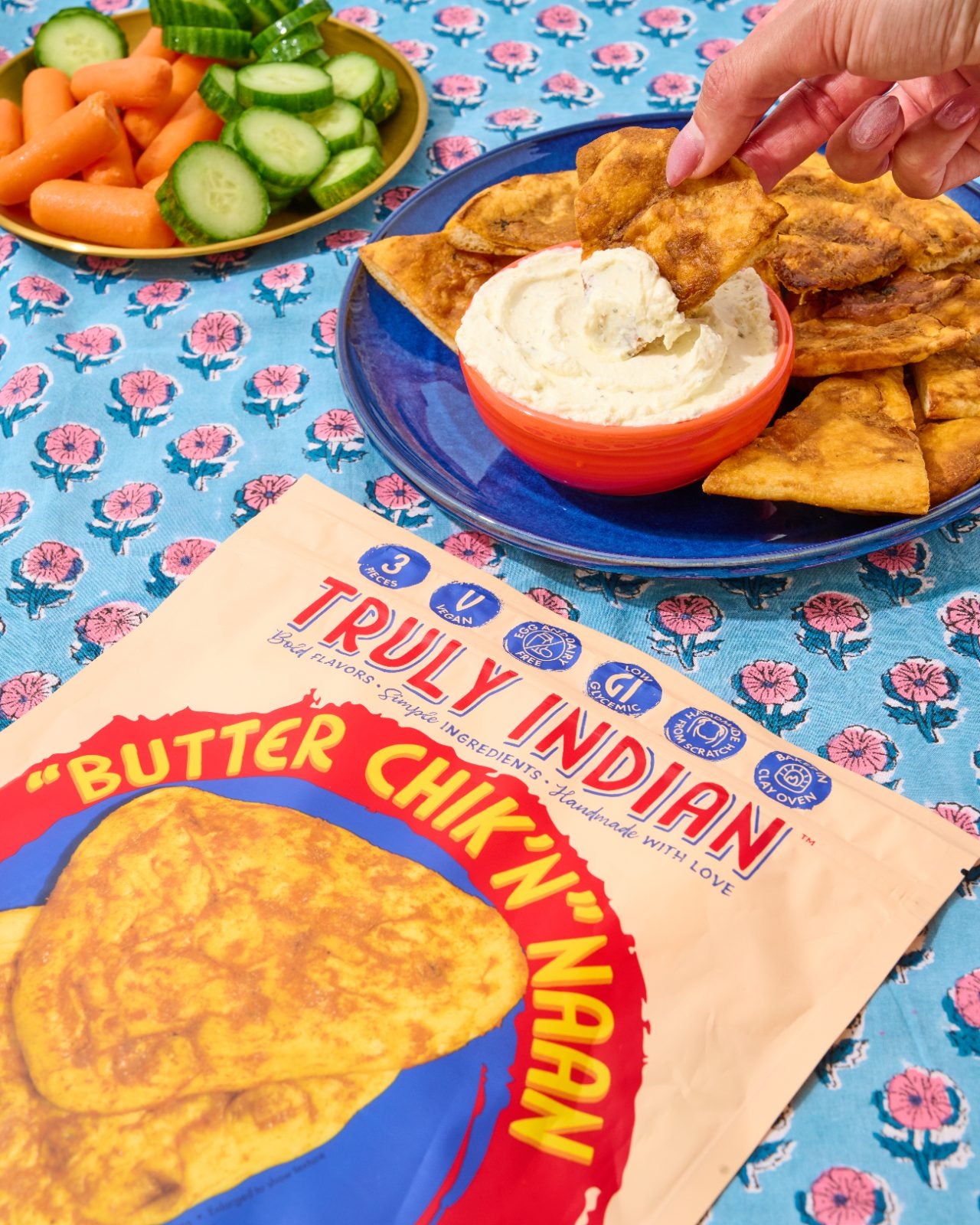 "Butter Chik'n" Naan