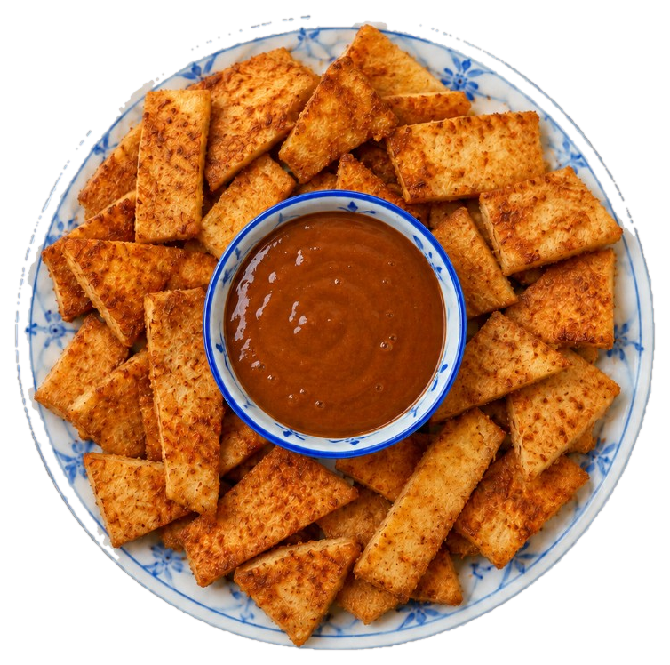 Naan Churro Bites