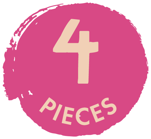 4 pieces