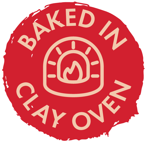 Baked in a clay oven