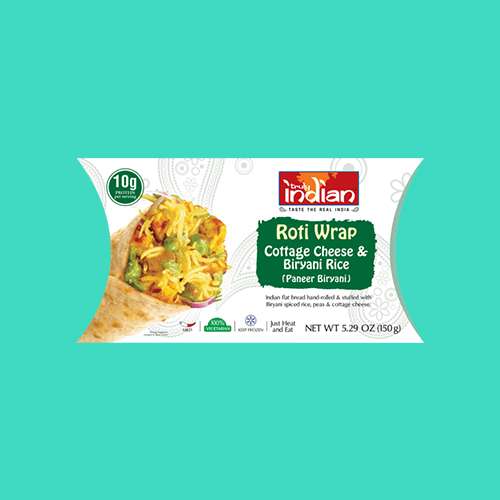 Roti Wrap Cottage Cheese & Biryani Rice