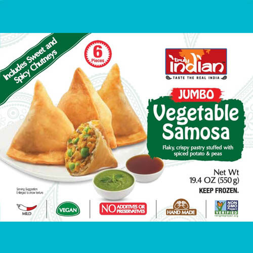 6 pcs veg samosa